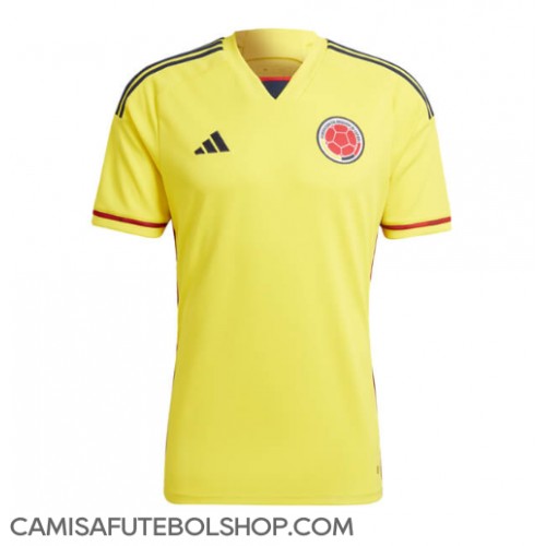 Camisa de time de futebol Colômbia Replicas 1º Equipamento 2022 Manga Curta